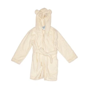 Bunz Kids Boys Plush Bath Robe White Size 5 0782 - Picture 1 of 1