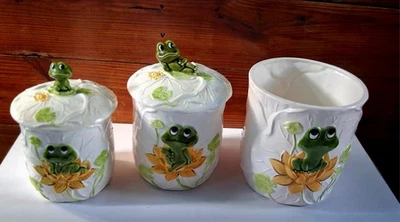 NEIL THE FROG CANISTERS SEARS AND ROEBUCK JAPAN - Image 1 of 4