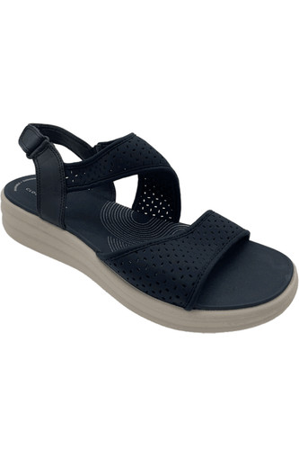 Clarks Cloudsteppers Sandalo Traforato Drift Felce Navy