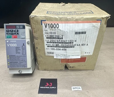Yaskawa Drives CIMR-VU2A0004FAA Rev A V1000 Series AC Drive 3-Ph 240V + WARRANTY - Image 1 of 4
