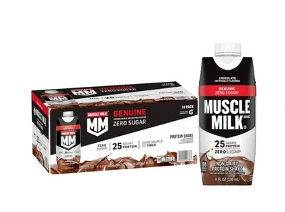 Batido de proteínas genuinas Muscle Milk (330 ml) Foto 1 de 4