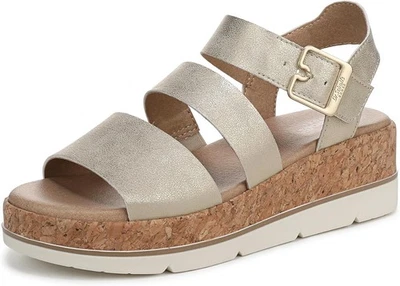 Sandalia de cuña con plataforma alpargata Once Twice Dr. Scholls para mujer Foto 1 de 4