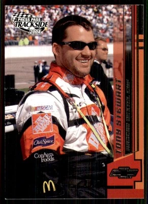 2004 Press Pass Trackside #28 Tony Stewart - Image 1 of 2