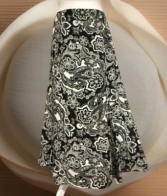 Falda midi vintage Y2K seda floral cachemira etérea caprichosa hada grunge 12 Foto 1 de 4