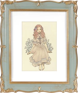 Vintage Stil Rahmen für 8x10 Bild - verzierter Retro Rahmen mit Passepartout für 5x7 Foto - Bild 1 von 8