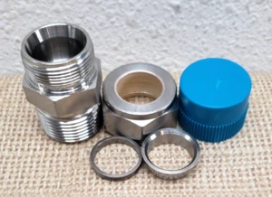 (Discontinued) Swagelok Stainless Steel Tube Male Connector SS-18M0-1-12SC11 - Picture 1 of 24