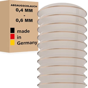 Absaugschlauch Meterware Spiralschlauch 0,4 - 0,6 mm Flexschlauch Späneschlauch - Bild 1 von 12