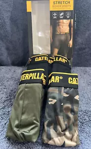 CAT Caterpillar Men's 4 Pack Medium Stretch Boxer Briefs w/ Contour Pouch - Picture 1 of 9