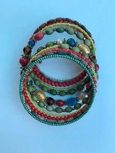 Brazalete Slinky Cuentas Elastizado Multicolor Talla Única - Imagen 1 de 2