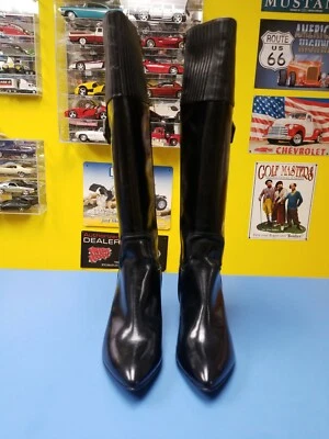 BOTA DE CUERO NEGRA LADY DOC "MADE IN ITALY" Foto 1 de 4