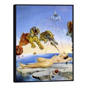 Sueño causado por el vuelo de una abeja un segundo antes del despertar por Dalí 24"x32" - Imagen 1 de 8