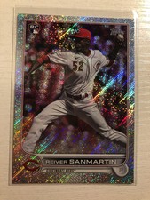 2022 Topps Walmart Factory Foilboard /875 Revier Sanmartin Reds RC 619