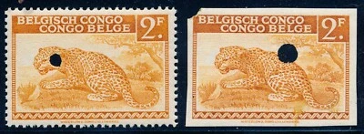 Congo Belga, SC# 218 Pruebas de muestras, Waterlow & Sons Londres 1942 MNH Foto 1 de 3
