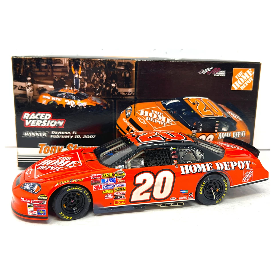Motorsports Authentics #20 Tony Stewart Bud Shootout Carrera Ganar 1:24 Diecast Foto 1 de 4