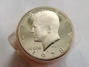 1978-S Kennedy Half Dollar Clad Proof One Full Roll - Picture 1 of 1