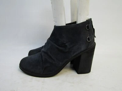 Botas de moda Boutique 9 para mujer talla 6,5 M azul gamuza cremallera holgadas al tobillo Foto 1 de 4