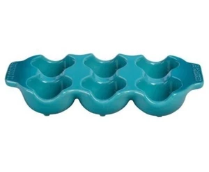 NEW LE CREUSET EGG TRAY PLATTER BLUE Limited Edition - Picture 1 of 6