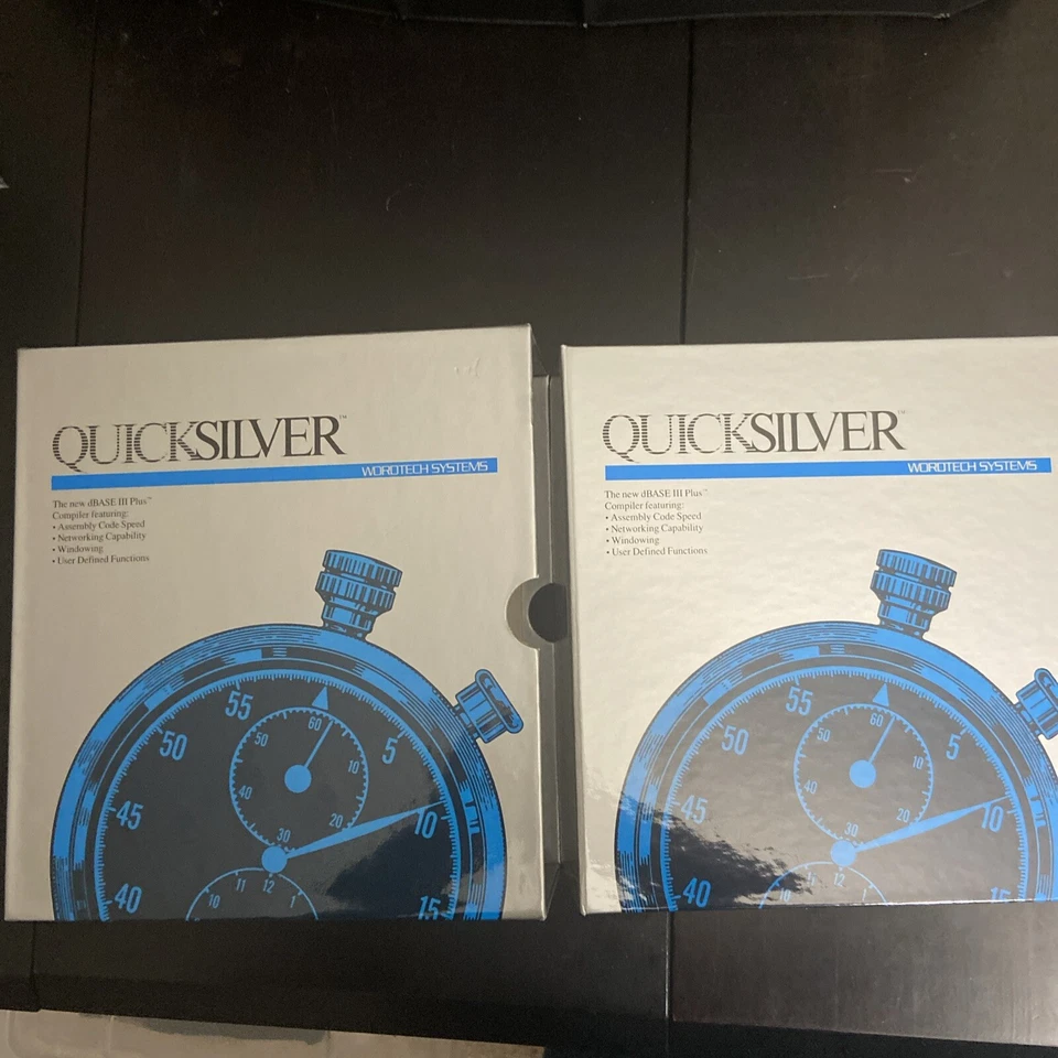 QUICKSILVER by Wordtech Systems. Compiler Software Box Set No CD/floppy - Image 1 of 4