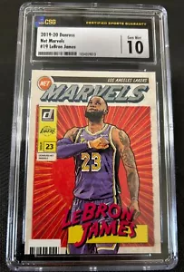 2019-20 Donruss Net Marvels LeBron James CSG Qualität Edelstein neuwertig 10 Karten Nr. 19 Schönheit - Bild 1 von 3