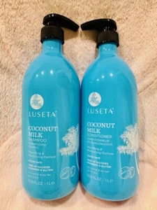 LUSETA Coconut Milk - Shampoo & Conditioner Set for Normal & Dry Hair - Picture 1 of 4