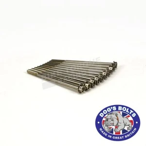 Drilled M6 100mm Stainless Steel Hex Head Bolts x 10 - Picture 1 of 3