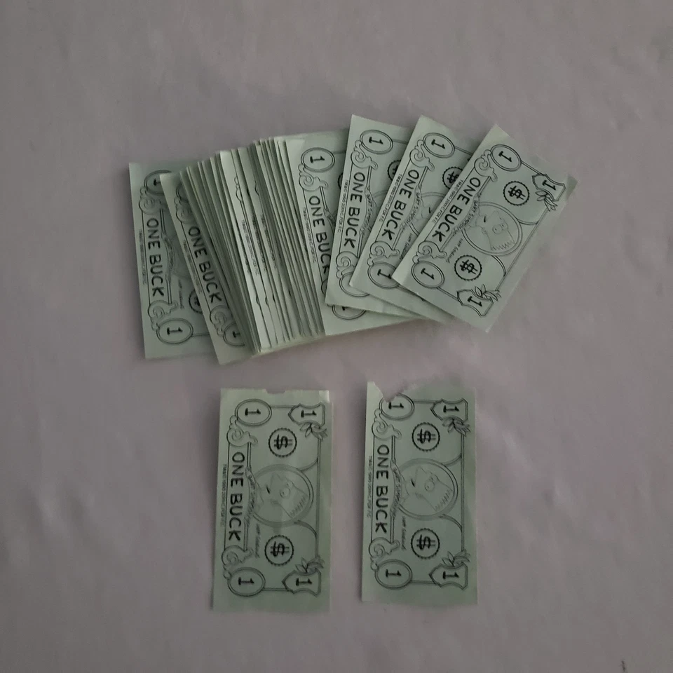 1990 Los Simpson Misterio de la Vida Juego de Mesa Dinero de Reemplazo Foto 1 de 1