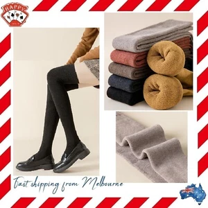 Women WOOL Over the Knee Long THERMAL HEAVY DUTY THICK WORK SOCKS Winter AU - Picture 1 of 12
