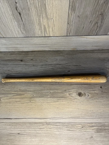 Vintage Pete Rose Louisville Slugger 125 Hillerich & Bradsby 16” Mini Bat Cover