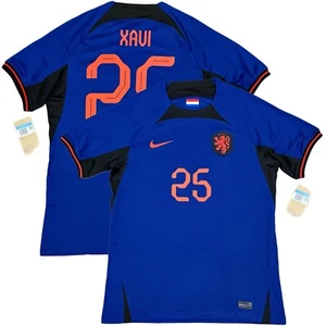 2022/23 Netherlands Away Jersey #25 Xavi Simons Medium Holland World Cup NEW - Picture 1 of 20