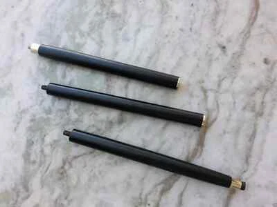 Blue Diamond Glass Knob Handle Black Wooden Walking Stick Cane Halloween Gift - Imagem 1 de 4