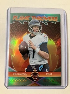 2022 Panini Phoenix RYAN TANNEHILL #FT-15 Flame Throwers TEAL /150 - Titans - Picture 1 of 2