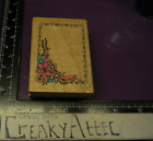 Lace Flower Ribbon Tag Label Rubber Stamp Hero Arts G271 Creakyattic