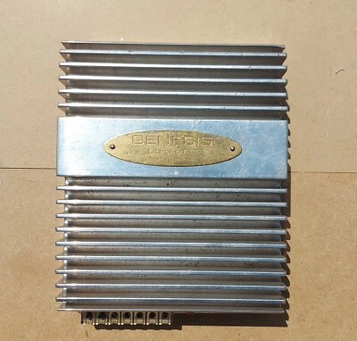 GENESIS STEREO 60 - AMPLIFICATORE HI-FI CAR TOP - CAR AMPLIFIER - VINTAGE - Immagine 1 di 4