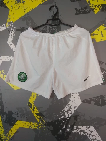 Celtic The Hoops Home Football Shorts White Nike Mens Size S ig93 Cover