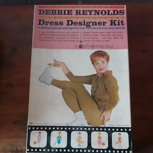 1960 Debbie Reynolds Dress Designer Kit looks UNUSED but OPEN and name on back - Picture 1 of 12