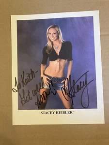 Stacy Keibler Signed WWE 8x10 Photo #lWWF WCW Miss Hancock!! Inscribed to Keith - Picture 1 of 3