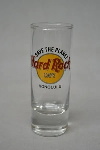 Vaso de chupito Hard Rock Café Save the Planter Shooter 4" Honolulu - Imagen 1 de 3