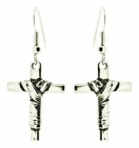 Ohrringe Kreuz Ohrhänger Kreuz Ohranhänger Kreuz Cross earrings Pendientes cruz - Bild 1 von 1