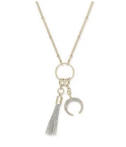 INC International Concepts Gold-Tone Charm Pendant Necklace - Picture 1 of 2
