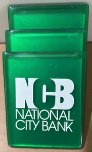 3 Espejos de Bolsillo/Cartera Publicitaria BCN National City Bank Promo De Colección - Imagen 1 de 2