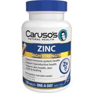 CARUSO'S NATURAL HEALTH ZINC 120T - HIGH STRENGTH - Picture 1 of 1