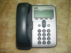 Cisco 7911G IP Phone - Telephone VoIP 2 x Network RJ-45 CP-7911G 68-2779-09 - Afbeelding 1 van 1
