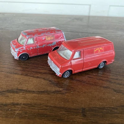 DINKY TOYS 410 ROYAL MAIL VAN RED X2 1978.. #1022 — 第 1/4 张图片