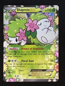 2016 Pokémon TCG Shaymin EX #XY148 XY Black Star Promo Holo Ultra Rare LP Cute!! - Picture 1 of 8