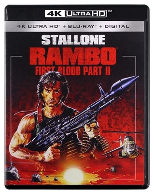 RAMBO: FIRST BLOOD PART II 4K Ultra HD + Blu-ray +  (4K UHD Blu-ray) (US IMPORT) - Image 1 of 3