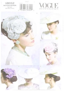 V8052 Misses' Vintage Hats, One Size - Picture 1 of 8
