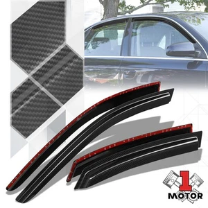 Parasol negro brillante para 4 ventanas protector de lluvia para Audi A4 S4 RS4 02-08 - Imagen 1 de 8
