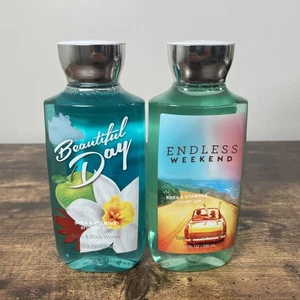 Lotto di 2 GEL DOCCIA BAGNO E CORPO FUNZIONA BELLO GIORNO E WEEKEND INFINITO 10 FL OZ - Foto 1 di 2