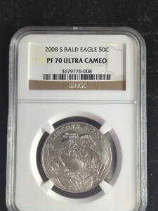 2008 S Bald Eagle NGC PF70 Modern Commemorative Half Dollar - Picture 1 of 2