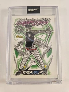 TOPPS PROJECT 2020 #171 DEREK JETER HOF by Artist Joseph Aloi 1993 NY YANKEES - Picture 1 of 2
